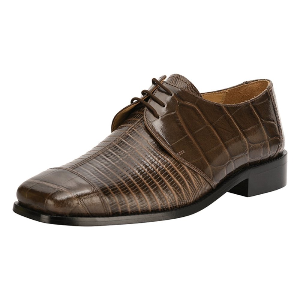 LIBERTYZENO Men's Brown Lace-Up Shoes